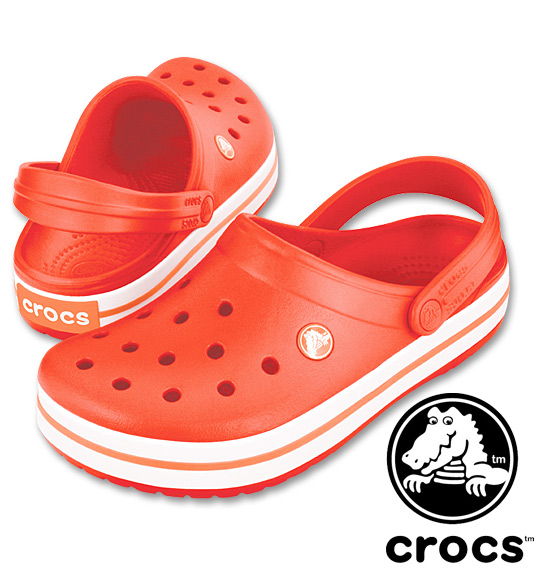 crocs サンダル(クロックバンド) トマト×グレープフルーツ