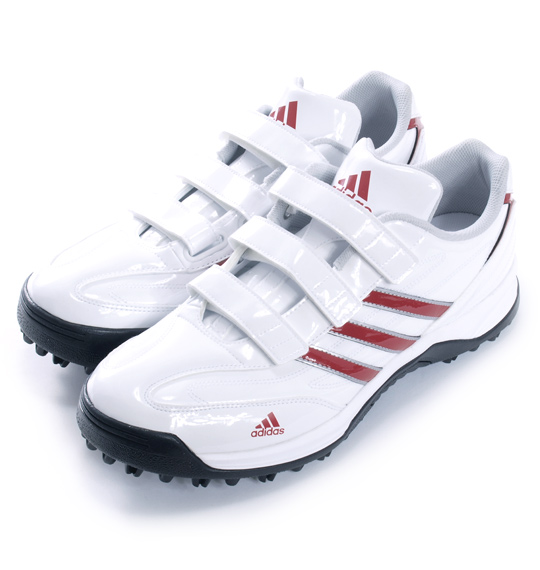 adidas スニーカー ホワイト×レッド