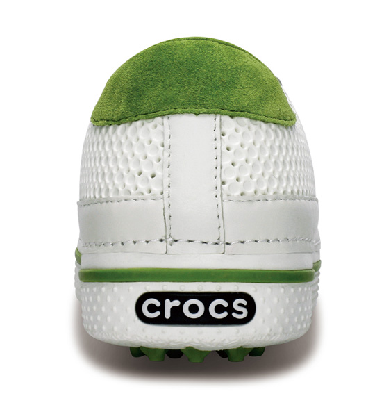crocs ゴルフシューズ(ドレイデン) ホワイト×グリーン