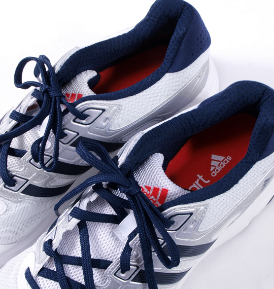 adidas スニーカー(Hyper Gateway 4E) ホワイト×ネイビー