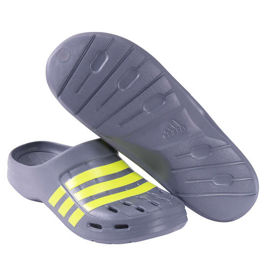 adidas サンダル(デュラモ クロッグ) グレー