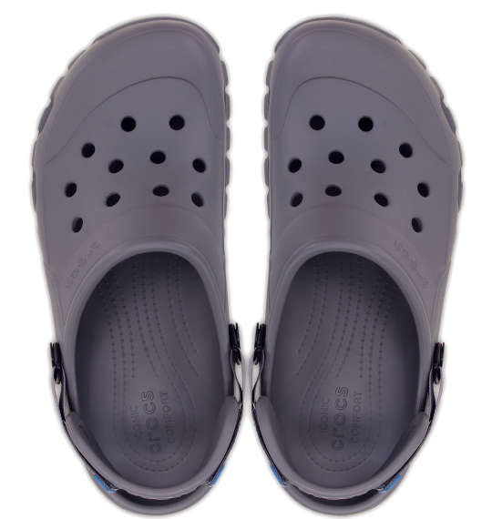 crocs サンダル(オフロードスポーツクロッグ) スモーク×チャコール
