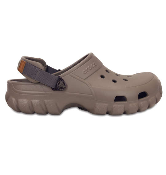 crocs サンダル(オフロードスポーツクロッグ) カーキ×ウォルナッツ