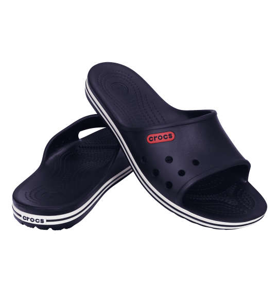 crocs サンダル(クロックバンドTMロープロスライド) ネイビー