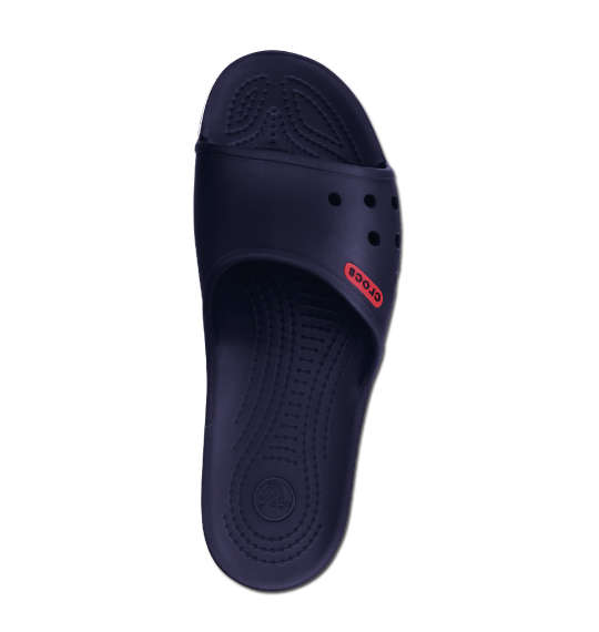 crocs サンダル(クロックバンドTMロープロスライド) ネイビー