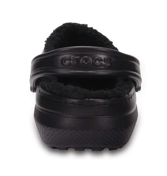 crocs サンダル(クラシックラインドクロッグ) ブラック×ブラック
