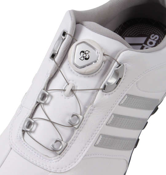 adidas golf ゴルフシューズ(ピュアメタル ボア プラス) ホワイト×シルバー
