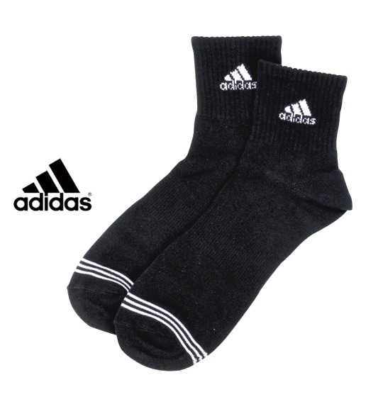 adidas ソックス ブラック