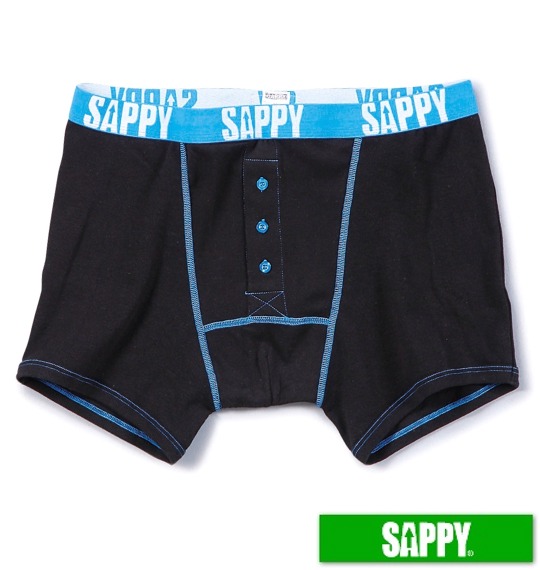SAPPY リブニットトランクス ブラック
