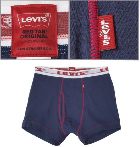 Levi's ニットトランクス（ボクサータイプ） ネイビー