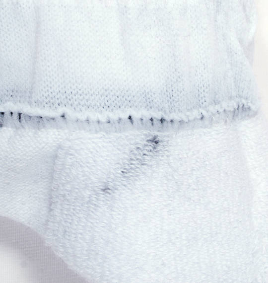  グラデボーダー柄ソックス ホワイト