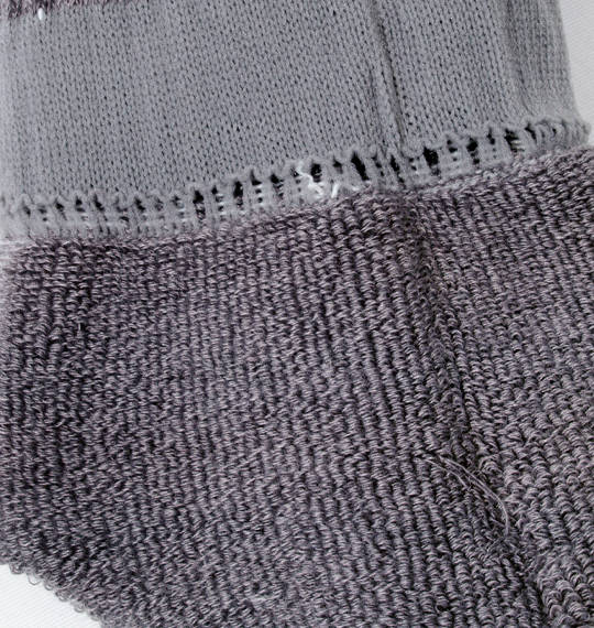  グラデボーダー柄ソックス グレー