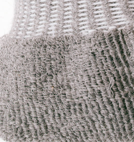  グラデチェッカー柄ソックス グレー