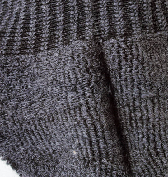  グラデチェッカー柄ソックス チャコール