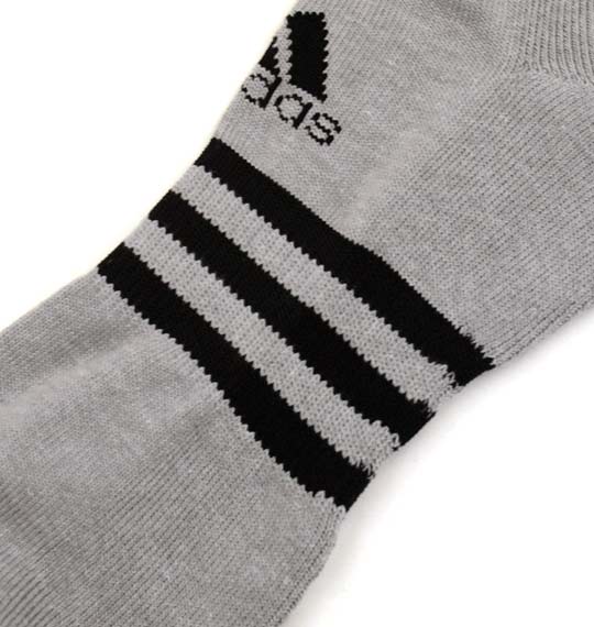 adidas パイル3Pショートソックス 3色ミックス