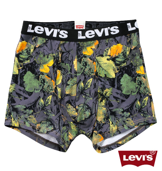 Levi's リアル迷彩プリントボクサーパンツ イエロー系