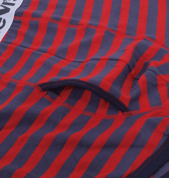 Levi's ボーダーDRYボクサーパンツ レッド×ネイビー