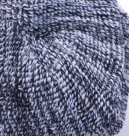  ボーダーソックス チャコール