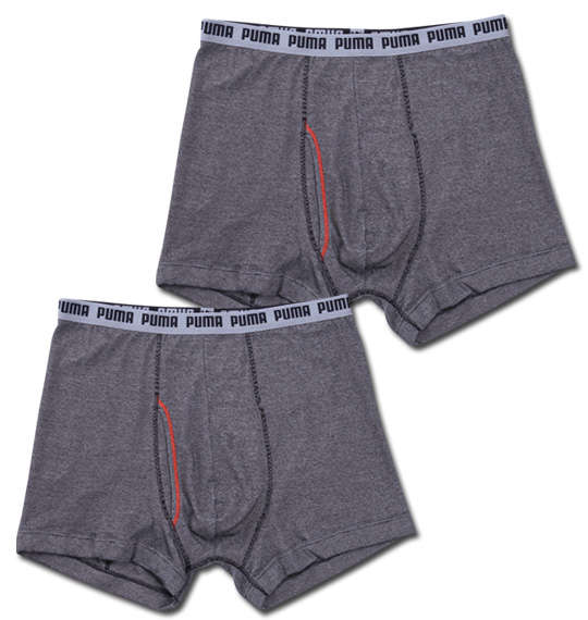 PUMA 2P DRYボクサーパンツ モクグレー