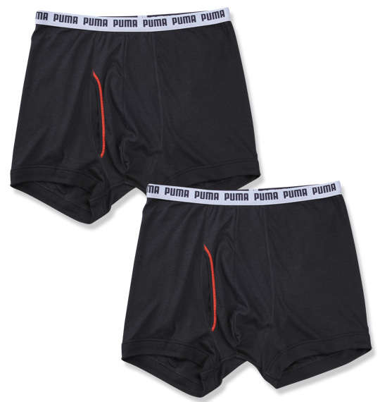 PUMA 2P DRYボクサーパンツ ブラック