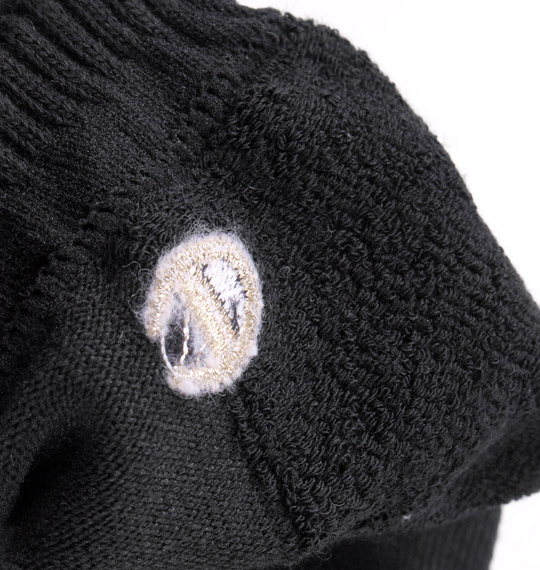 Champion 金刺繍ショートレングス3Pソックス ブラック