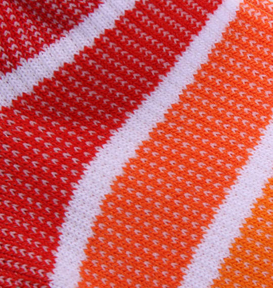  ボーダーアンクルソックス レッド