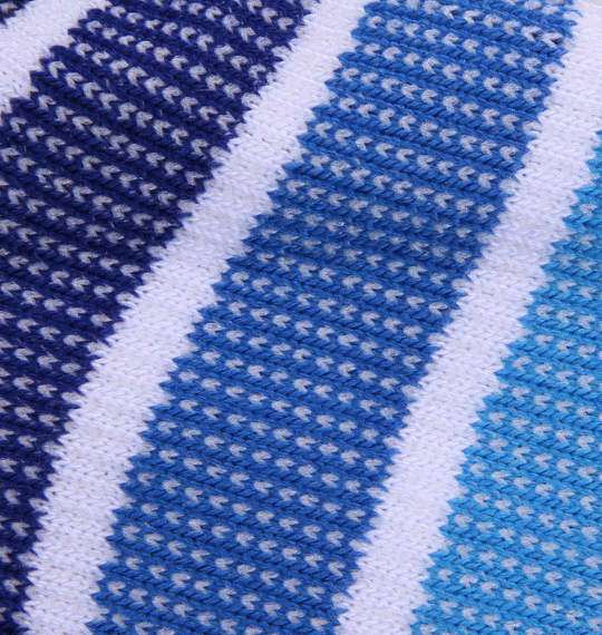  ボーダーアンクルソックス ネイビー