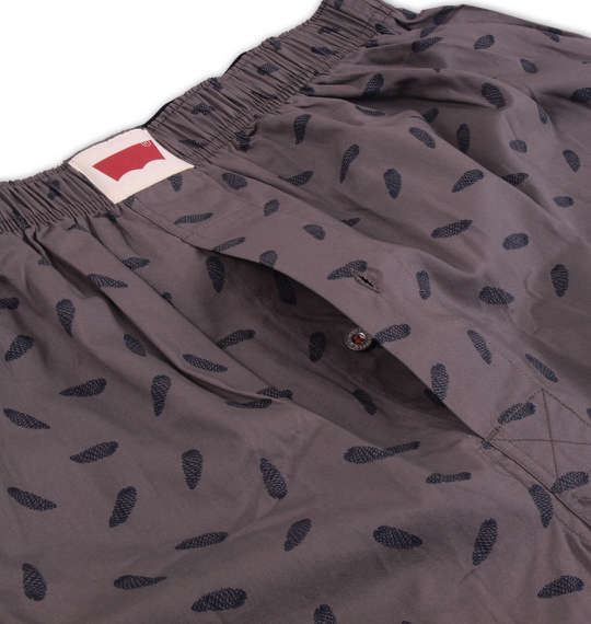 Levi's 2Pプリント柄トランクス ブラウン×ブルー