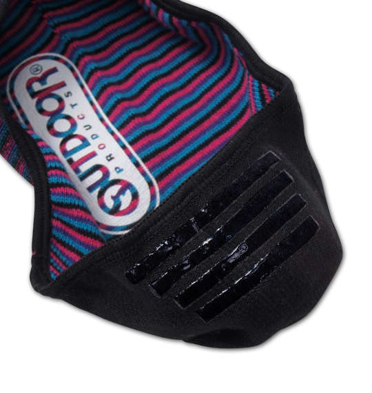 OUTDOOR PRODUCTS 3Pボーダーカバーソックス 3色ミックス