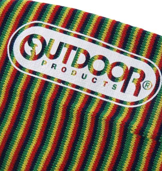 OUTDOOR PRODUCTS 3Pボーダーカバーソックス 3色ミックス