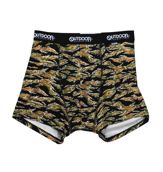OUTDOOR PRODUCTS タイガーカモボクサーパンツ グリーン