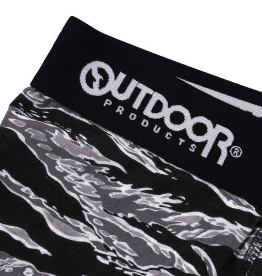 OUTDOOR PRODUCTS タイガーカモボクサーパンツ ブラック