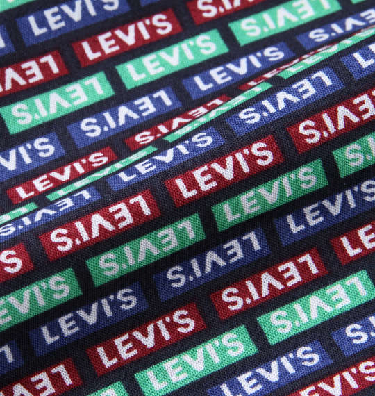 Levi's 2Pロゴ柄トランクス レッド系×グリーン系