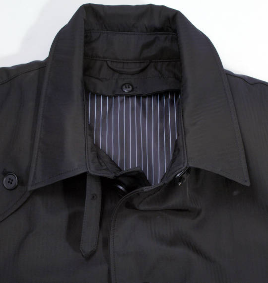 MICHIKO LONDON KOSHINO シングルトレンチコート ブラック