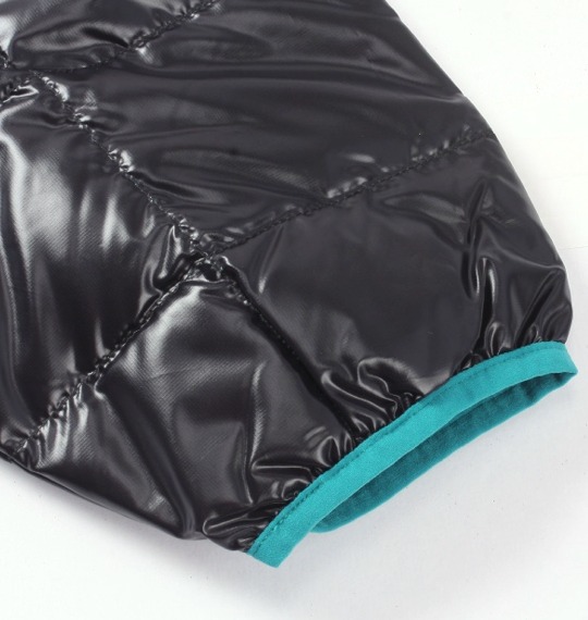 Mc.S.P ダウンジャケット ブラック×ターコイズ