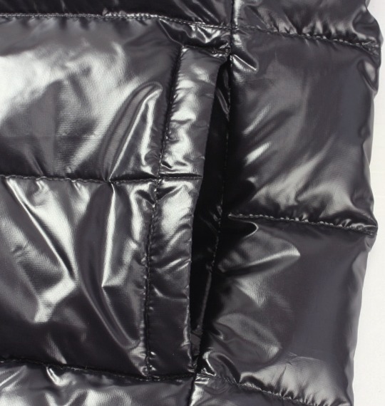 Mc.S.P ダウンジャケット ブラック×ターコイズ