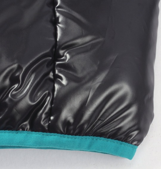 Mc.S.P ダウンジャケット ブラック×ターコイズ