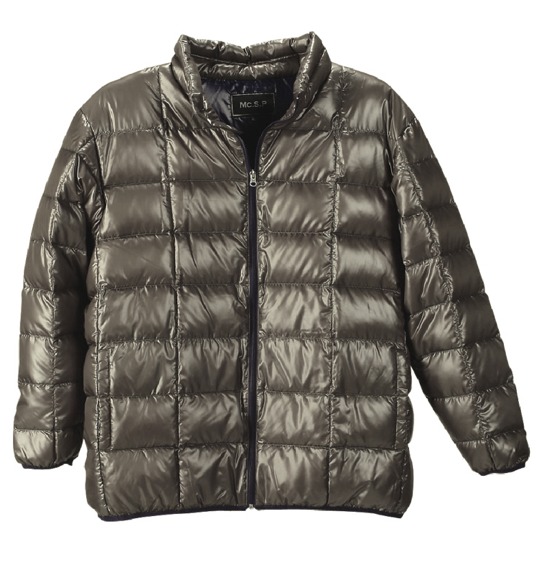 Mc.S.P ダウンジャケット カーキ×ネイビー