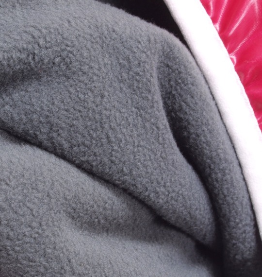 LIFE GUARD シレ裏キルトウインドブレーカー ネイビー×ピンク