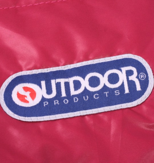 OUTDOOR PRODUCTS リバーシブル中綿ベスト レッド×ブルー