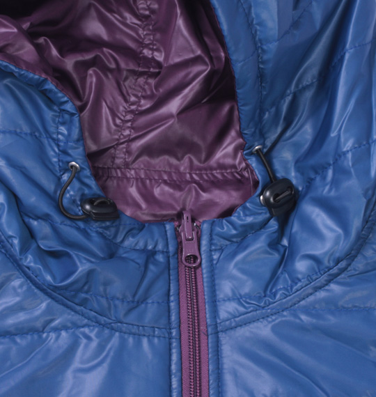 OUTDOOR PRODUCTS リバーシブル中綿ベスト ブルー×パープル