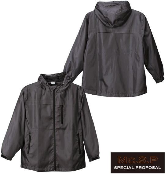 Mc.S.P ウインドブレーカー グレー