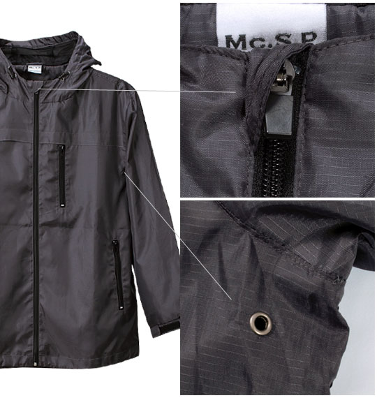 Mc.S.P ウインドブレーカー グレー