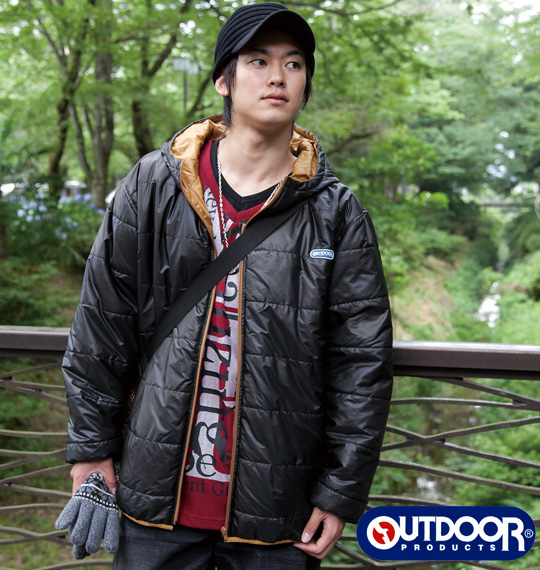 OUTDOOR PRODUCTS 中綿ジャケット ブラック