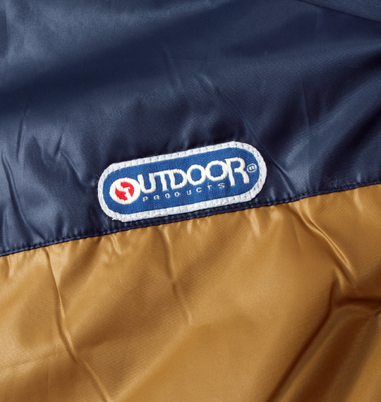 OUTDOOR PRODUCTS 中綿ベスト キャメル×ネイビー