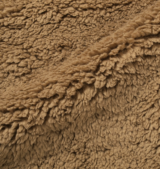 COLLINS フェイクムートンスタンドジャケット キャメル