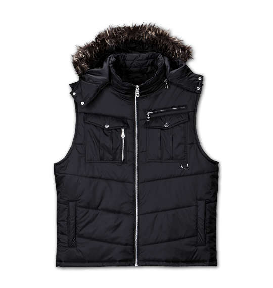 CIRCUMSTANCE 中綿ベスト ブラック