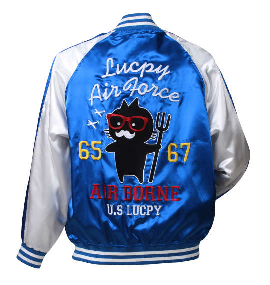 LUCPY スカジャン ブルー