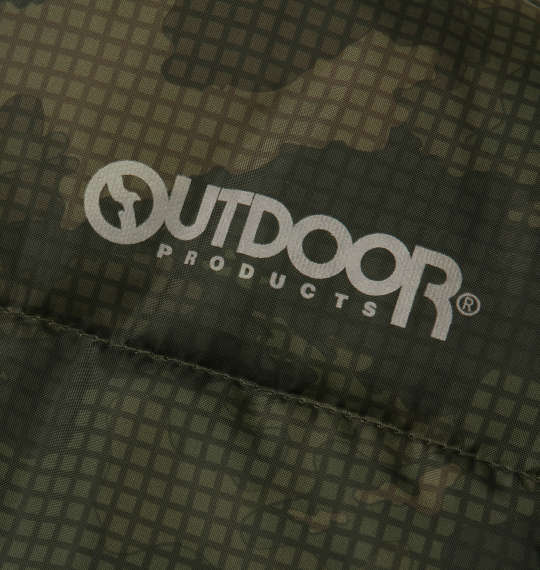 OUTDOOR PRODUCTS タフタ中綿ジャケット カーキカモ