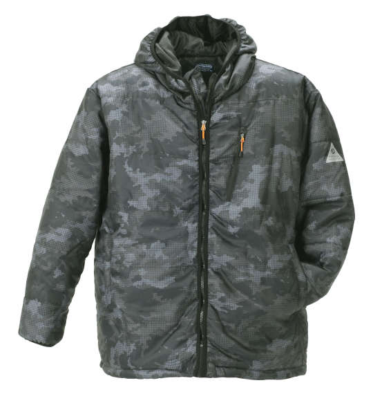 OUTDOOR PRODUCTS タフタ中綿ジャケット ブラックカモ